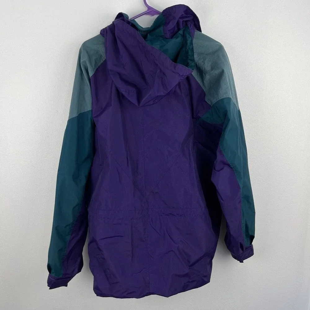 Columbia‎ Williwaw Vintage Ski Jacket XL Purple Green Y2K Colorblock 90s Coat